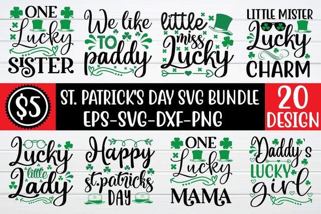 st. Patrick's day svg bundle vol 1 SVG buydesign 