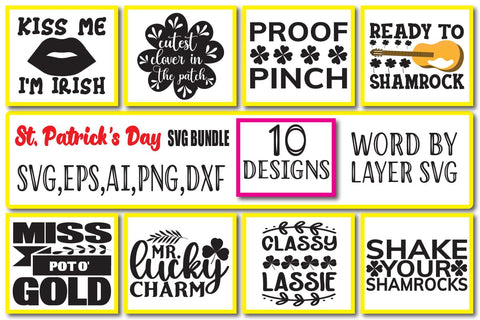 St. Patrick's Day SVG Bundle Vol. 1 SVG Craftlabsvg24 