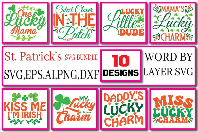 St. Patrick’s Day SVG Bundle Vol. 1 SVG Craftlabsvg24 