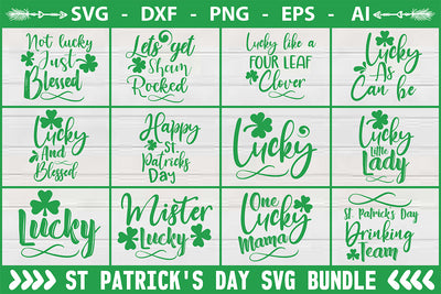 St. Patricks Day svg bundle vol-1 SVG Nbd161 