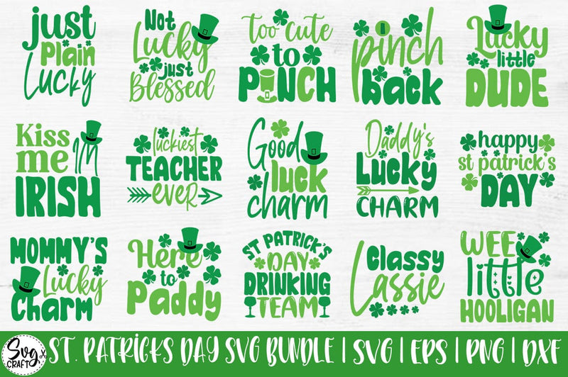 St. Patrick's day SVG bundle vol-1 SVG Svgcraft 