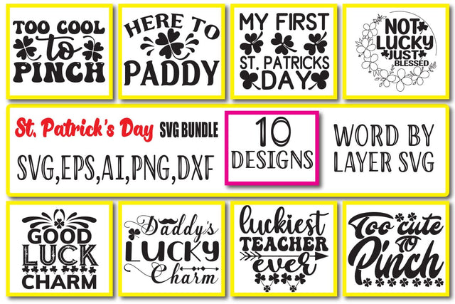 St. Patrick's Day SVG Bundle Vol. 2 SVG Craftlabsvg24 