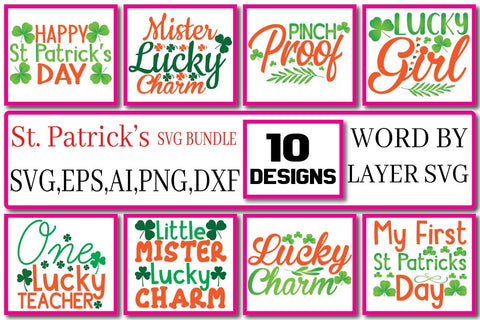 St. Patrick’s Day SVG Bundle Vol. 2 SVG Craftlabsvg24 