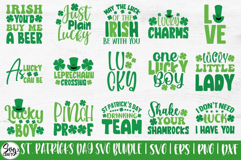 St. Patrick's day SVG bundle vol-2 SVG Svgcraft 