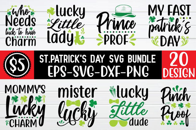 st. Patrick's day svg bundle vol 3 SVG buydesign 