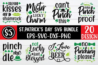 st. Patrick's day svg bundle vol 4 SVG buydesign 