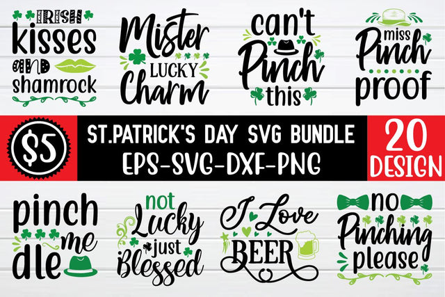 st. Patrick's day svg bundle vol 4 SVG buydesign 