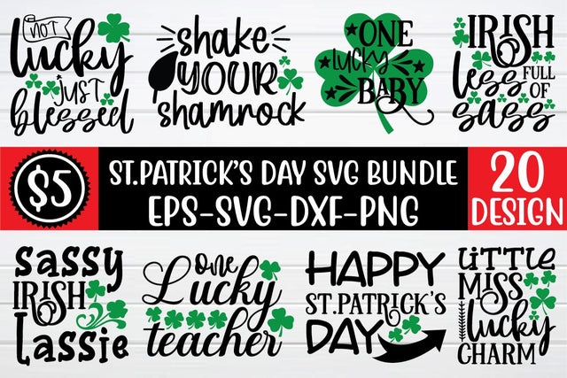 st. Patrick's day svg bundle vol 5 SVG buydesign 