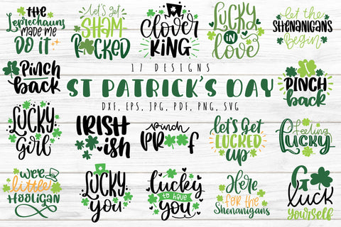 St Patrick's Day SVG bundle Vol.2 SVG dapiyupi store 