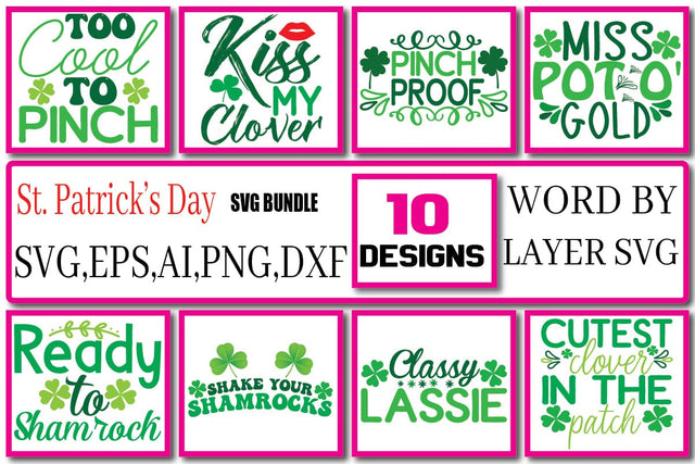 St. Patrick’s Day SVG Bundle Vol.3 SVG Craftlabsvg24 