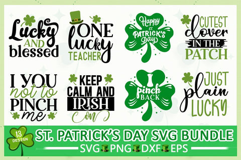 St Patrick's Day SVG Bundle.St Patrick's Day SVG Bundle, Lucky SVG, Irish SVG, SVG Designangry 