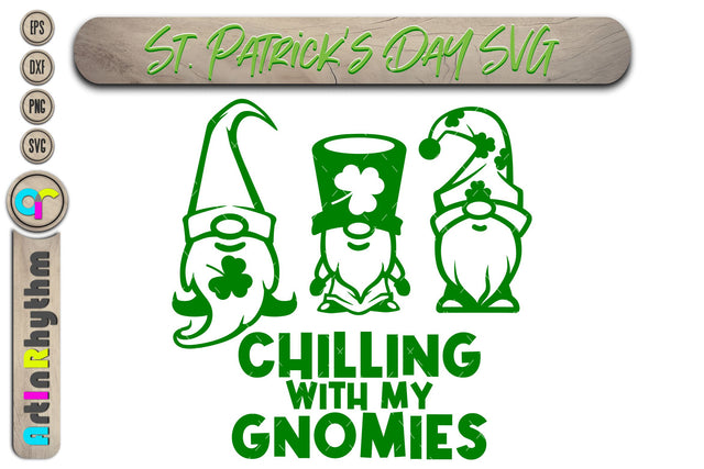 St. Patrick's Day Svg, chilling with my gnomies SVG Artinrhythm shop 