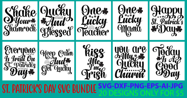 St. Patrick's Day SVG Cut File SVG Syaman 
