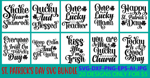 St. Patrick's Day SVG Cut File SVG Syaman 