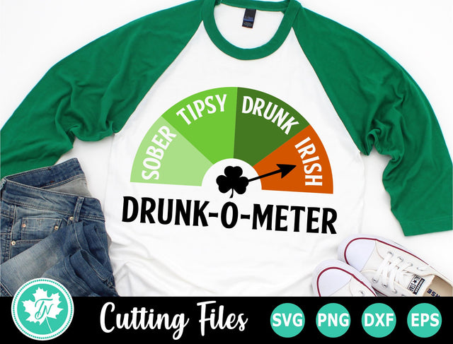 St Patricks Day SVG | Drinking SVG | Drunk O Meter SVG TrueNorthImagesCA 