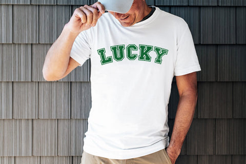 St Patricks Day SVG - Grunge Lucky PNG Sublimation Pickled Thistle Creative 