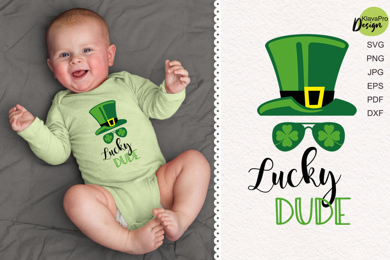 St Patricks Day SVG | Leprechaun SVG | Lucky Dude SVG SVG Klava P 
