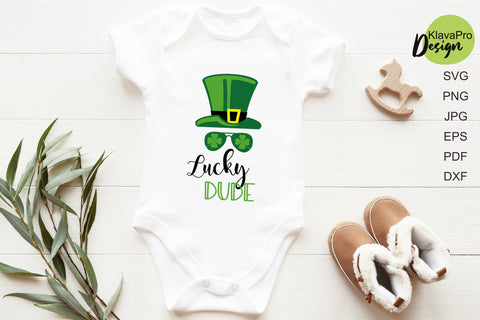 St Patricks Day SVG | Leprechaun SVG | Lucky Dude SVG SVG Klava P 