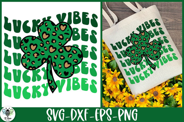 St. Patrick's Day SVG | Lucky Vibes SVG SVG B Renee Design 
