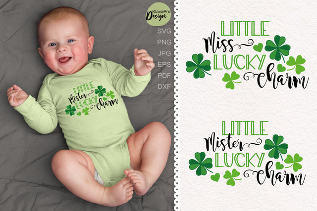 St Patricks Day SVG | Mister and Miss Little Lucky Charm SVG SVG Klava P 