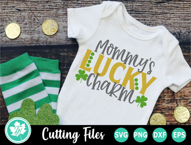 St Patricks Day SVG | Mommys Lucky Charm SVG SVG TrueNorthImagesCA 