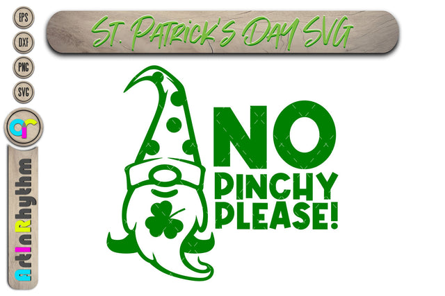 St. Patrick's Day Svg, no pinchy please SVG Artinrhythm shop 