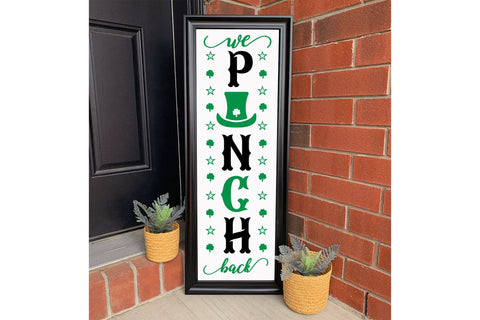 St Patrick's Day SVG Porch Sign SVG - We Pinch Back SVG CraftLabSVG 