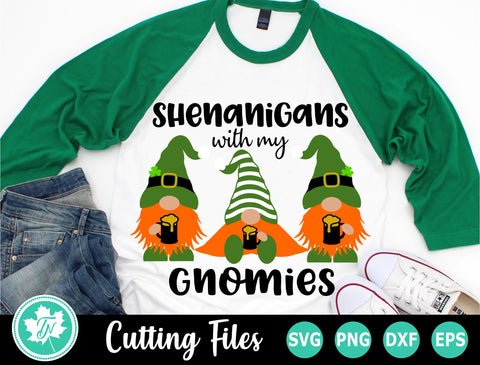 St Patricks Day SVG | Shenanigans with my Gnomies SVG SVG TrueNorthImagesCA 