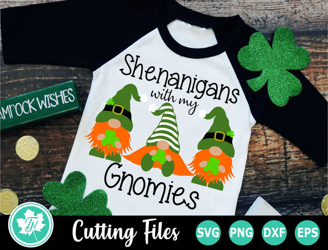 St Patricks Day SVG | Shenanigans with my Gnomies SVG TrueNorthImagesCA 