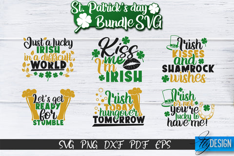 st Patricks Day SVG, st Patrick SVG, Shamrock SVG Bundle, Irish Svg, Clover SVG, st Pattys Day svg, Good Luck SVG, Saint Patricks Day, SVG for Cricut, Funny Quotes Svg SVG Fly Design 