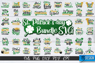 st Patricks Day SVG, st Patrick SVG, Shamrock SVG Bundle, Irish Svg, Clover SVG, st Pattys Day svg, Good Luck SVG, Saint Patricks Day, SVG for Cricut, Funny Quotes Svg SVG Fly Design 