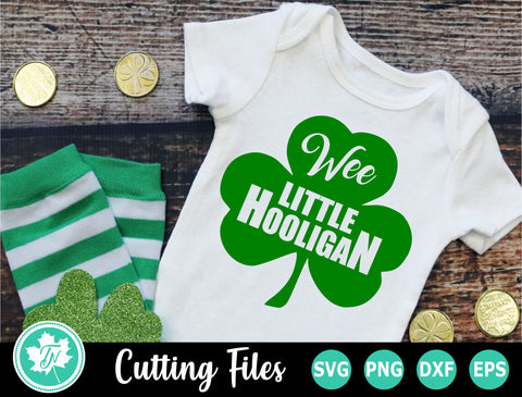 St Patricks Day SVG | Wee Little Hooligan SVG SVG TrueNorthImagesCA 