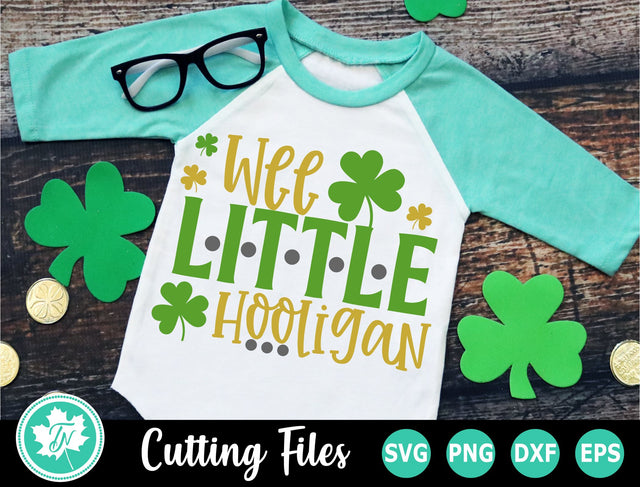 St Patricks Day SVG | Wee Little Hooligan SVG TrueNorthImagesCA 