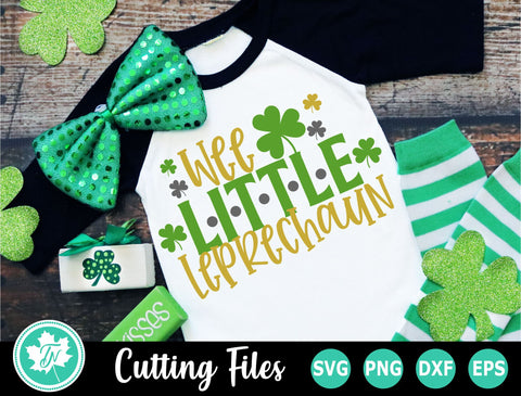 St Patricks Day SVG | Wee Little Leprechaun SVG SVG TrueNorthImagesCA 