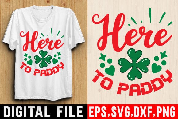 St Patrick's Day T-Shirt Designs, Tractor Svg, Shamrock Svg, Clover Cut file, Kids Shirt Design, Svg Files For Cricut, SVG SH_Tee store 