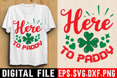 St Patrick's Day T-Shirt Designs, Tractor Svg, Shamrock Svg, Clover Cut file, Kids Shirt Design, Svg Files For Cricut, SVG SH_Tee store 