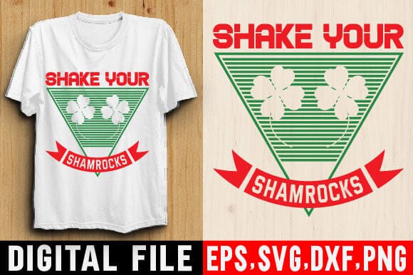 St Patrick's Day T-Shirt Designs, Tractor Svg, Shamrock Svg, Clover Cut file, Kids Shirt Design, Svg Files For Cricut, SVG SH_Tee store 