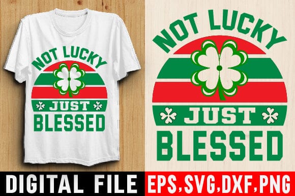 St Patrick's Day T-Shirt Designs, Tractor Svg, Shamrock Svg, Clover Cut file, Kids Shirt Design, Svg Files For Cricut, SVG SH_Tee store 