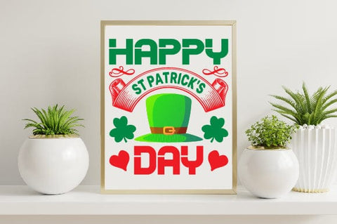 St Patrick's Day T-Shirt Designs, Tractor Svg, Shamrock Svg, Clover Cut file, Kids Shirt Design, Svg Files For Cricut, SVG SH_Tee store 
