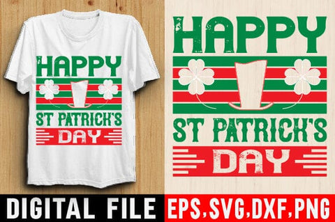 St Patrick's Day T-Shirt Designs, Tractor Svg, Shamrock Svg, Clover Cut file, Kids Shirt Design, Svg Files For Cricut, SVG SH_Tee store 