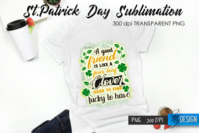 St. Patrick's Day T-Shirt Sublimation v.1 Sublimation Fly Design 