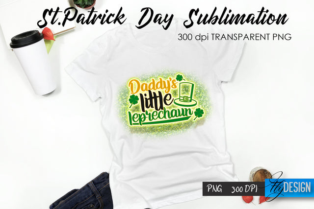 St. Patrick's Day T-Shirt Sublimation v.2 Sublimation Fly Design 