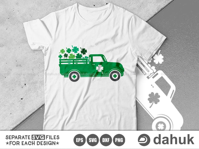 St. Patrick’s Day Truck svg, St. Patrick's Day svg, Saint patrick's Day svg, Unicorn svg, Shamrock svg SVG dahukdesign 