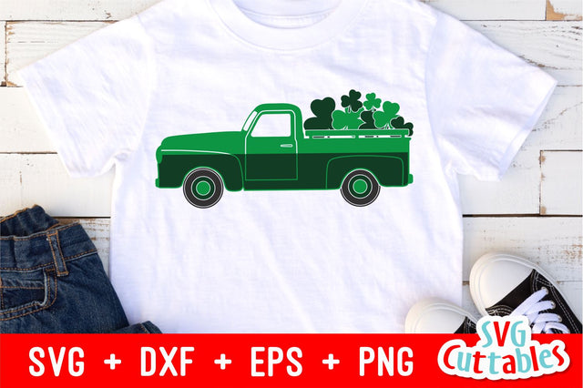 St. Patrick's Day Truck SVG Svg Cuttables 