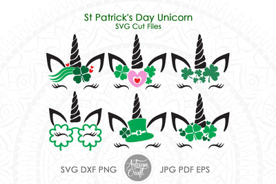 St Patrick's Day unicorn SVG SVG Artisan Craft SVG 