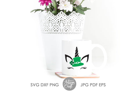St Patrick's Day unicorn SVG SVG Artisan Craft SVG 