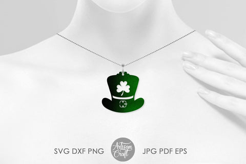 St Patrick's earrings, leprechaun hat, SVG cut file SVG Artisan Craft SVG 