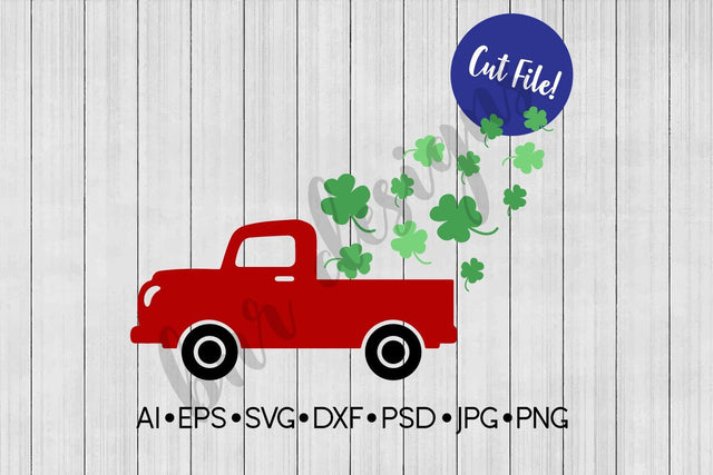 St. Patrick's Farm Truck SVG SVG BNRDesignShop 