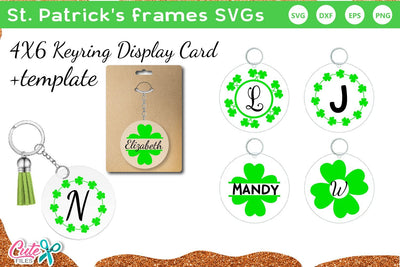 St patricks frames keychain and keyring SVG SVG Cute files 