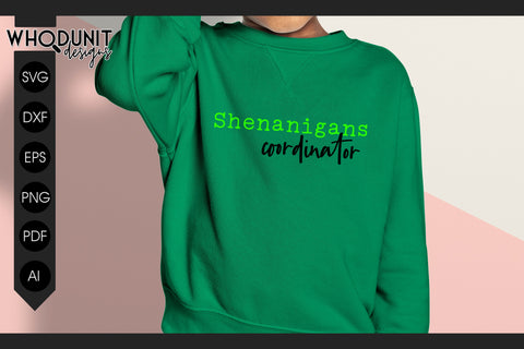 St Patrick's Funny Quotes SVG Bundle | Shenanigans cut files SVG Whodunit Designs 